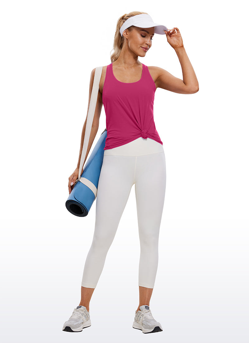 Pima Cotton Hip Length Racerback Tank