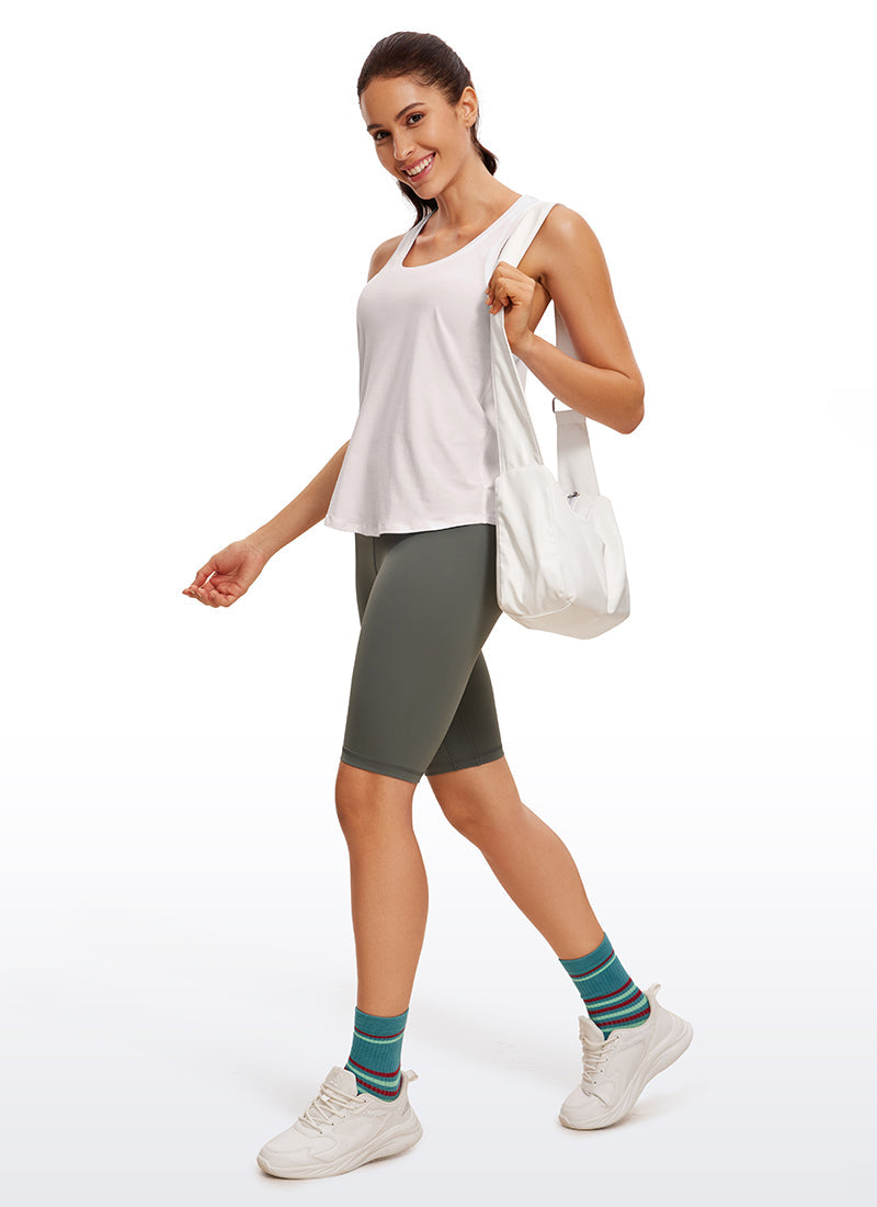 Pima Cotton Hip Length Racerback Tank