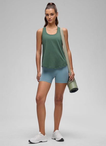 Pima Cotton Hip Length Racerback Tank