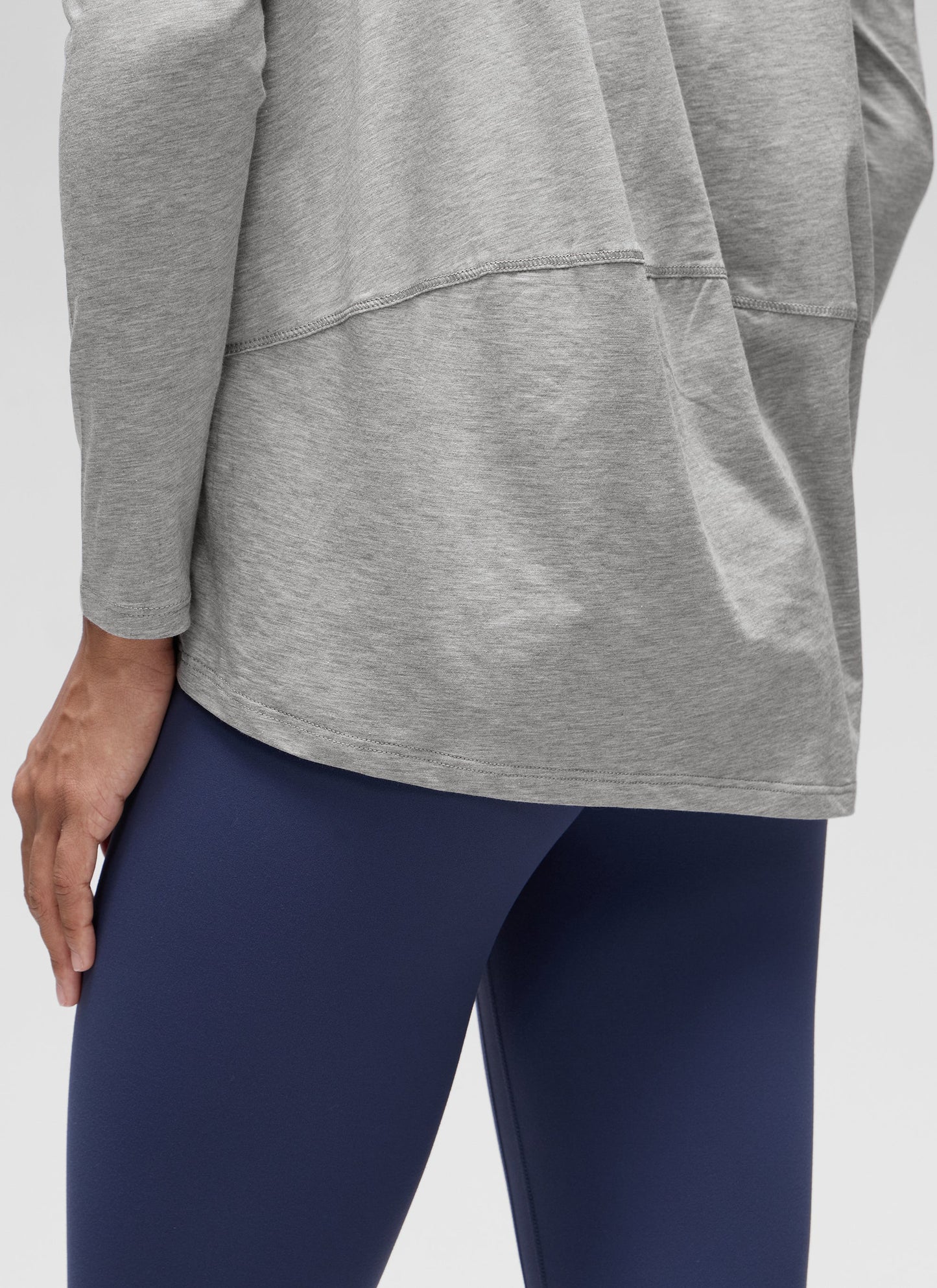 Pima Cotton Boat Neck Long Sleeve