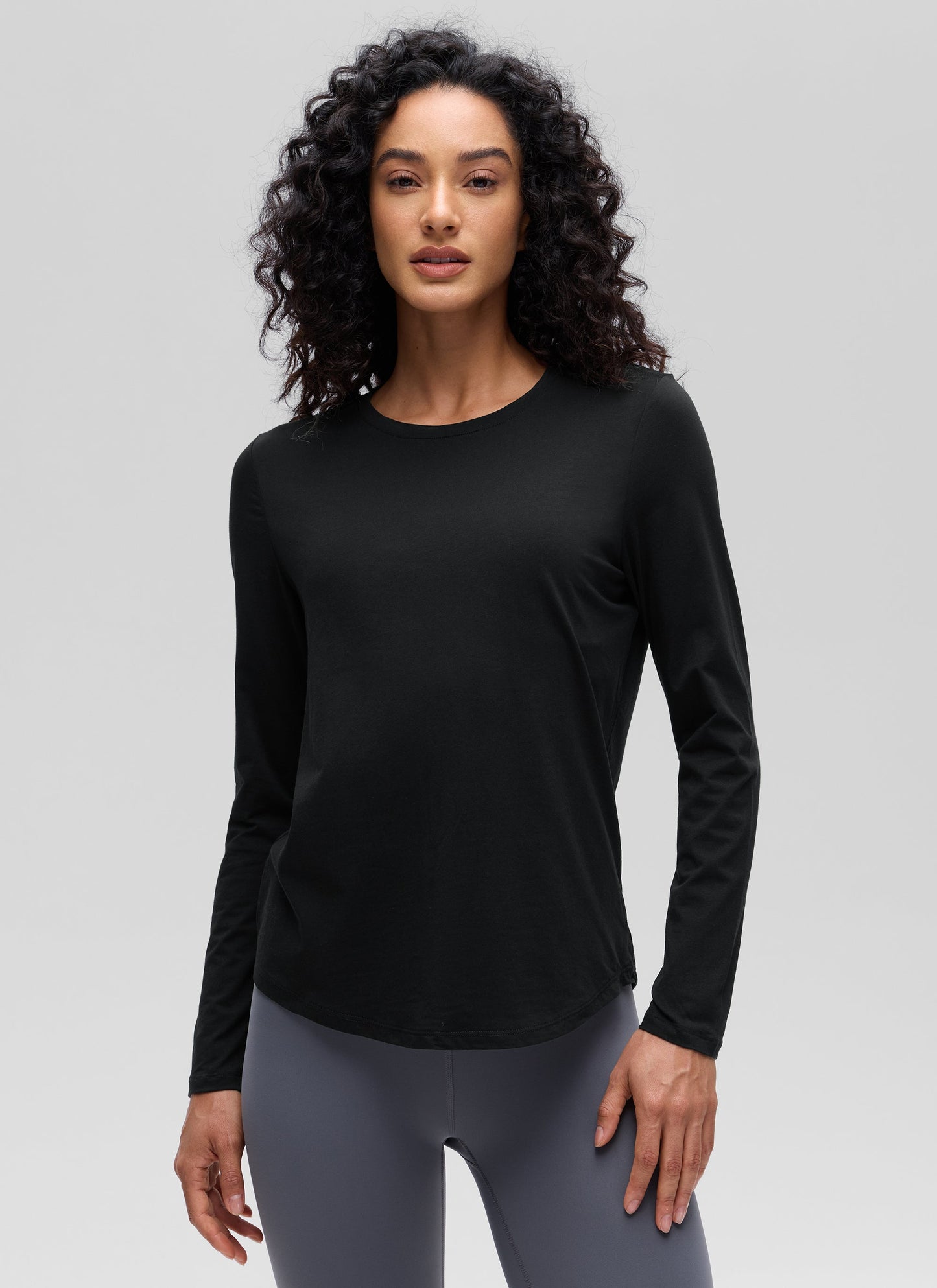 Pima Cotton Workout Long Sleeve
