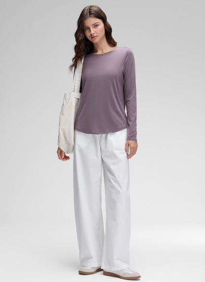 Pima Cotton Workout Long Sleeve