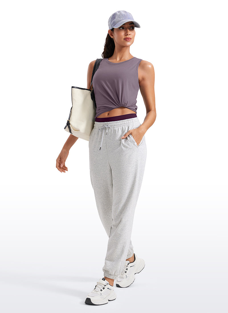 Pima Cotton Crop Round Neck Tank