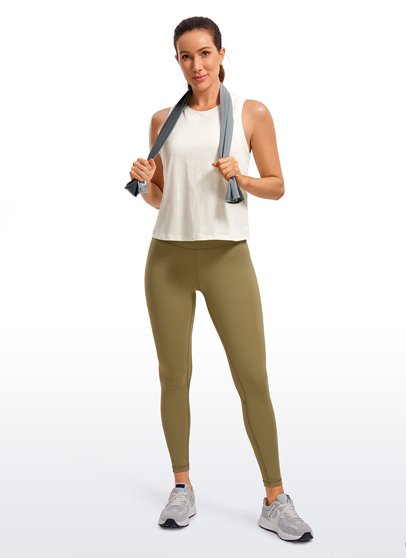 Pima Cotton Crop Round Neck Tank