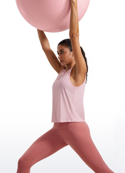 Pima Cotton Crop Round Neck Tank