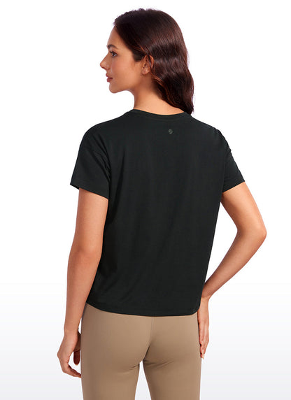 Pima Cotton Loose Fit Short Sleeve