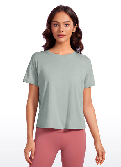 Pima Cotton Loose Fit Short Sleeve