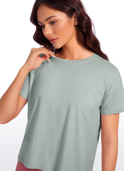 Pima Cotton Loose Fit Short Sleeve