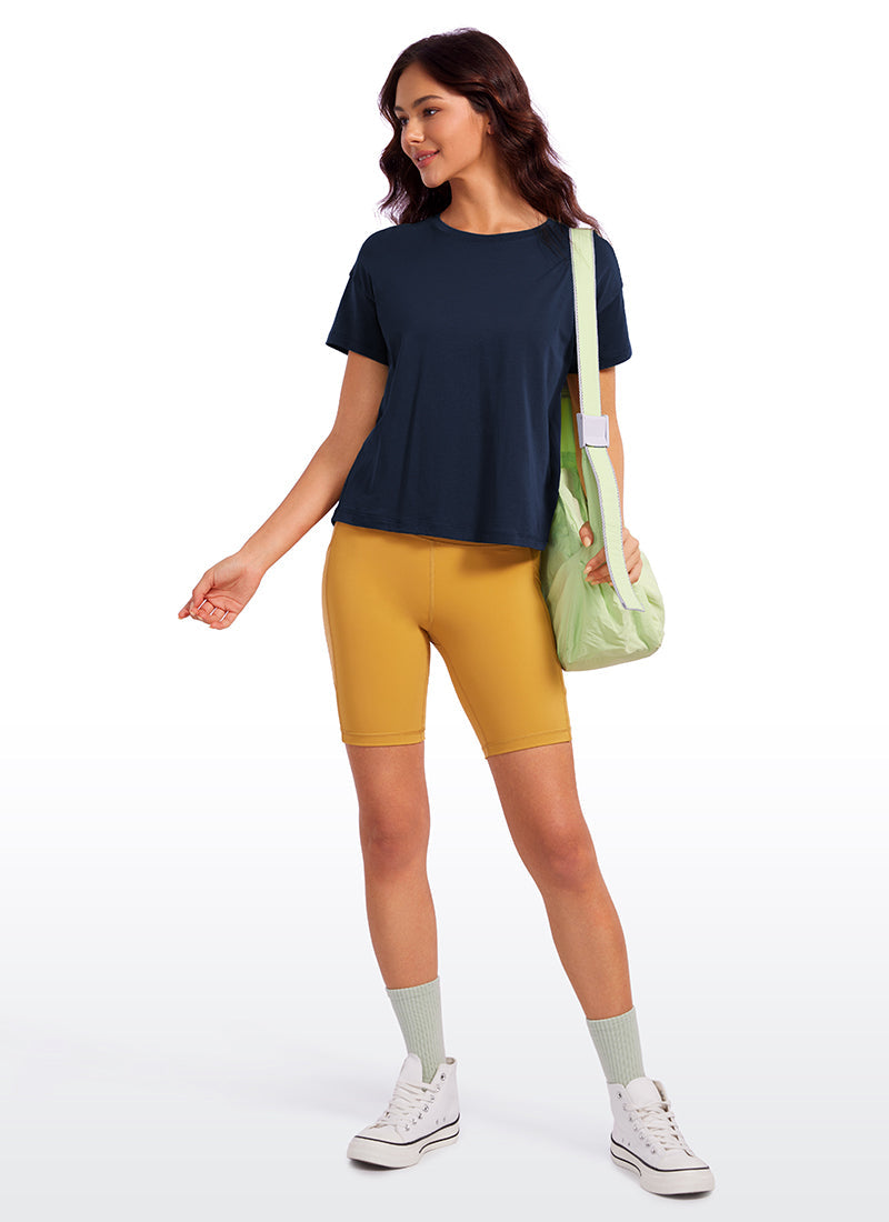 Pima Cotton Loose Fit Short Sleeve