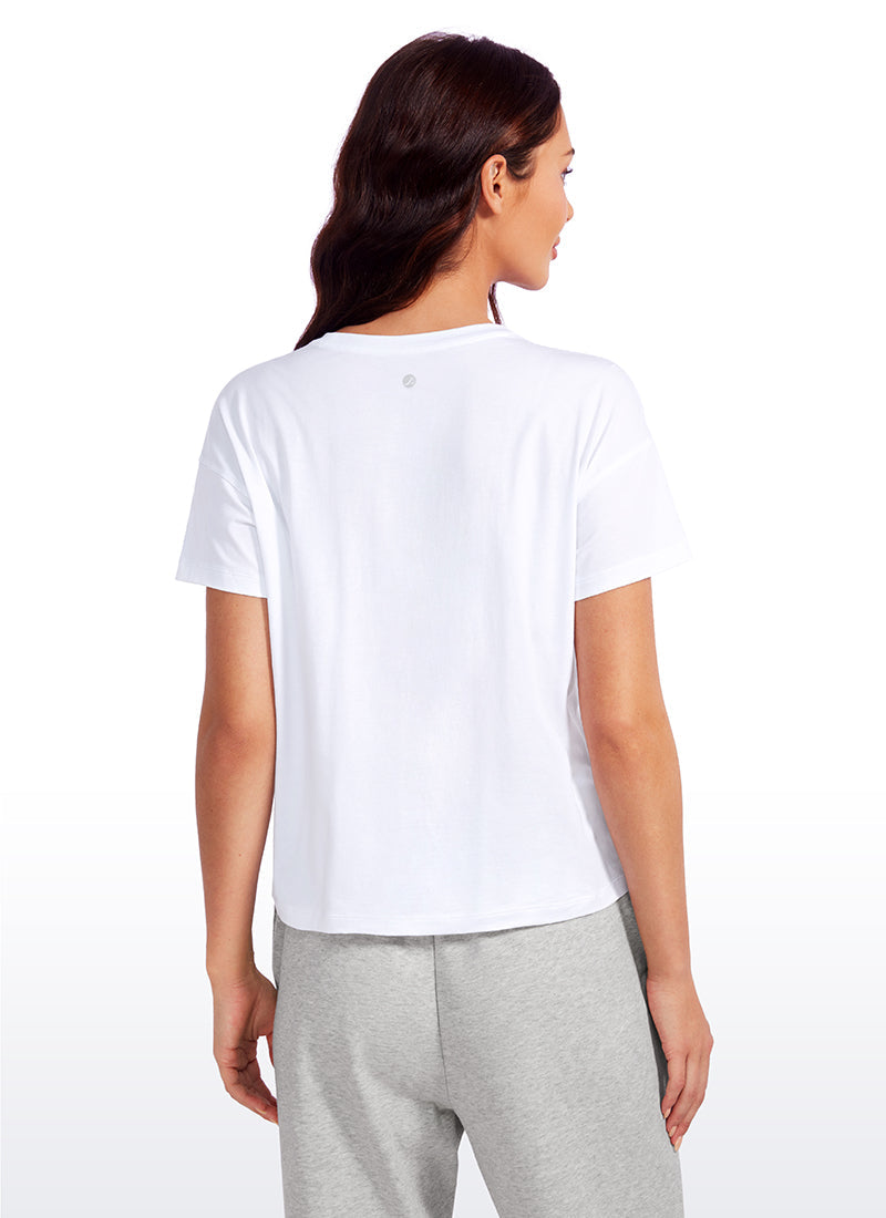 Pima Cotton Loose Fit Short Sleeve