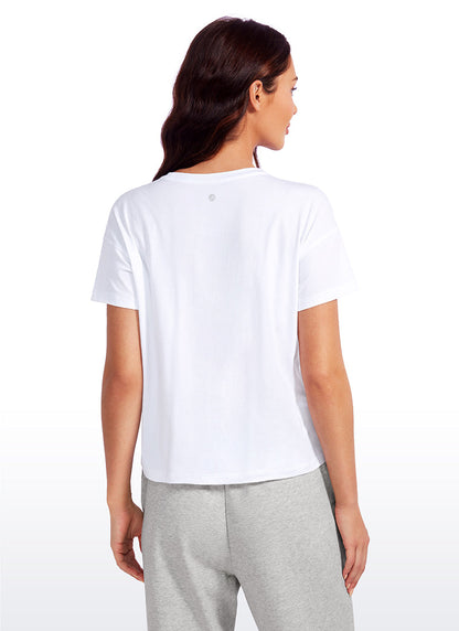 Pima Cotton Loose Fit Short Sleeve