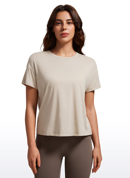 Pima Cotton Loose Fit Short Sleeve