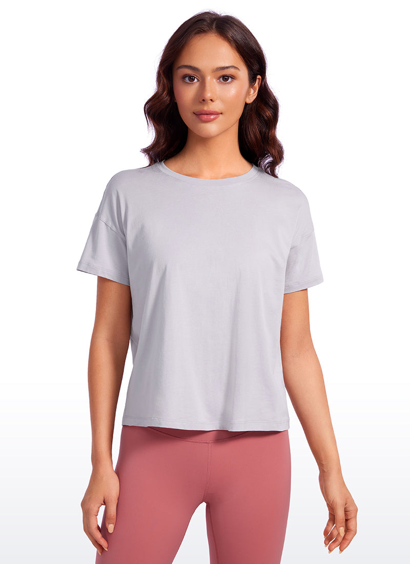 Pima Cotton Loose Fit Short Sleeve