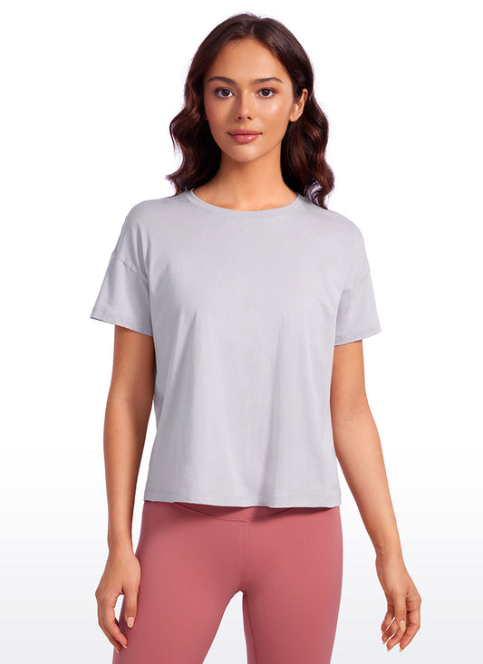 Pima Cotton Loose Fit Short Sleeve