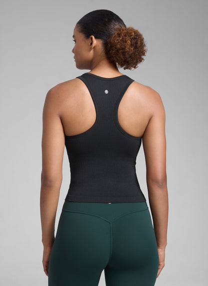Seamless Racerback Hip Length Tank