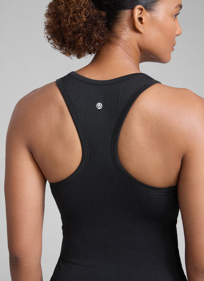 Seamless Racerback Hip Length Tank