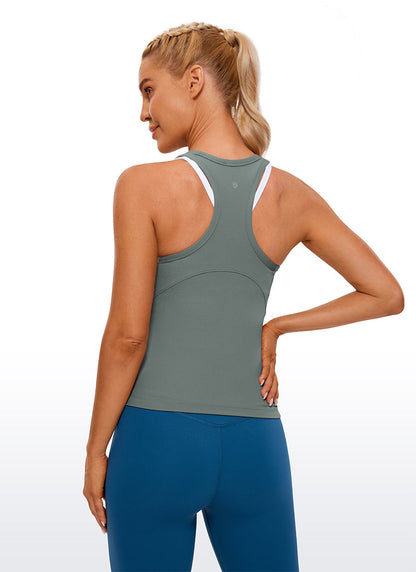 Butterluxe Waist Length  Racerback Tank
