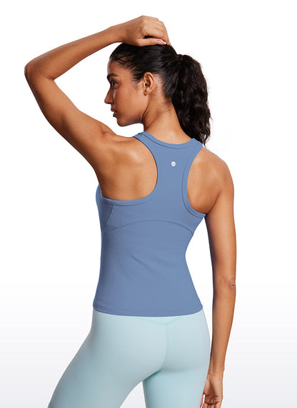 Butterluxe Waist Length  Racerback Tank