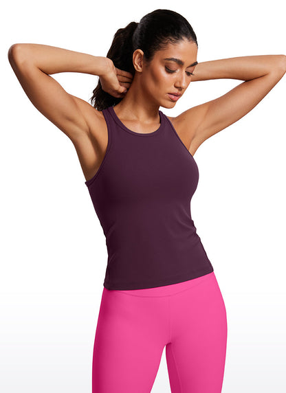 Butterluxe Waist Length  Racerback Tank