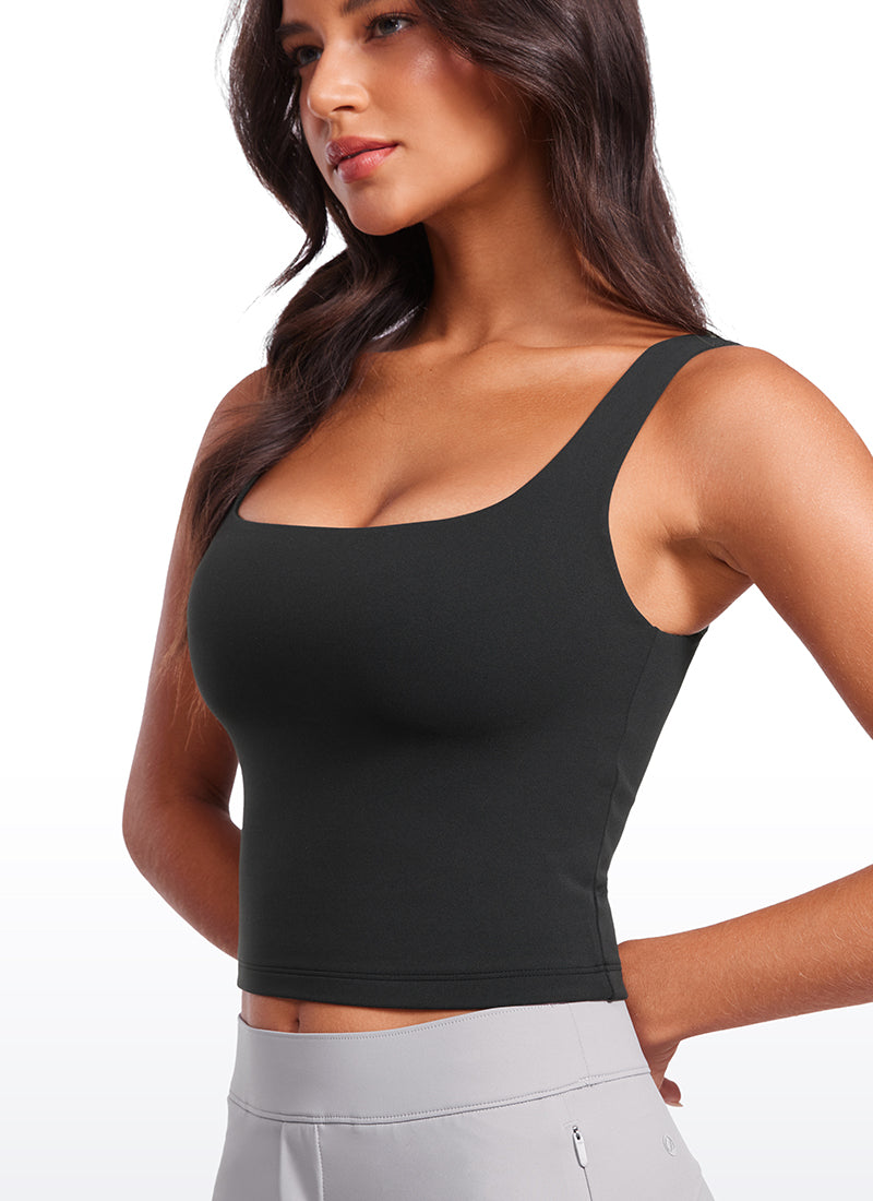 Butterluxe Double Lined Square Neck Tank