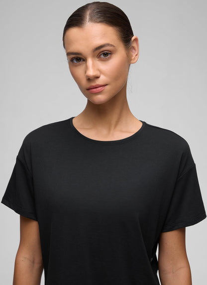 Open Back Cropped Short Sleeve