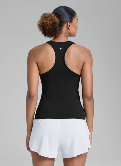 Seamless Crewneck Racerback Tank