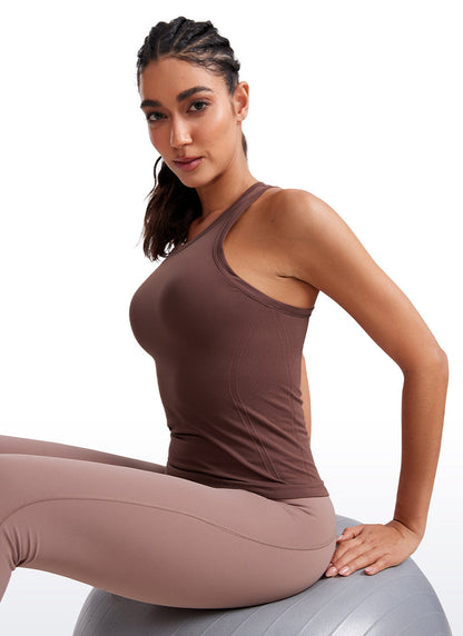 Seamless Crewneck Racerback Tank