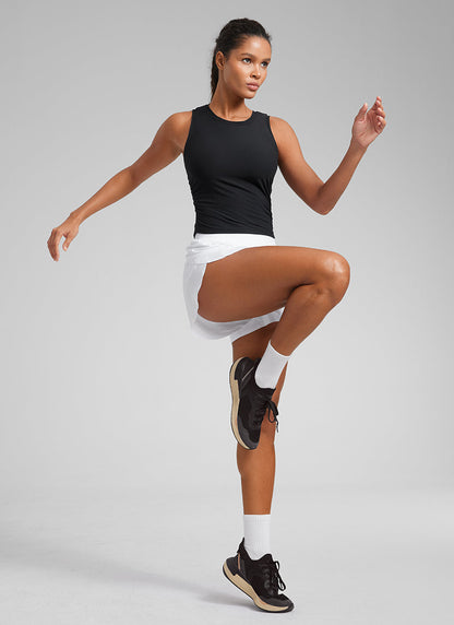 Cloudweight High Neck Ruched Tank