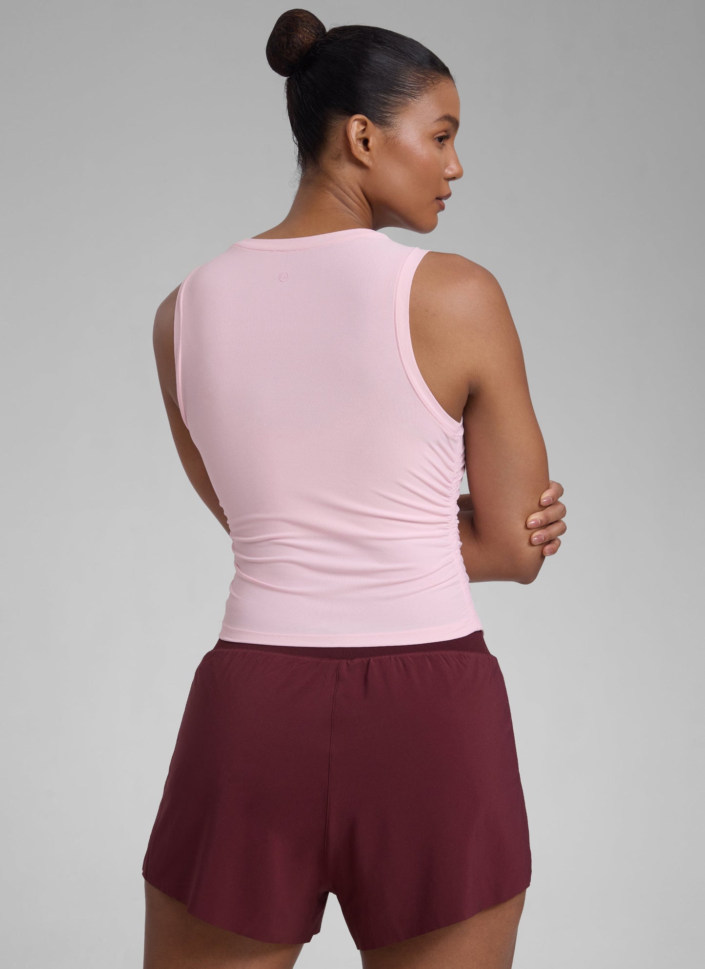 Cloudweight High Neck Ruched Tank