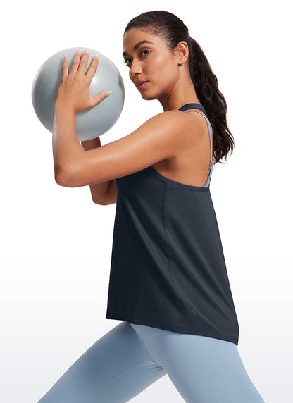 Racerback Casual Sleeveless Tank