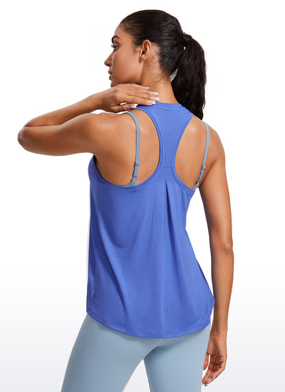 Racerback Casual Sleeveless Tank