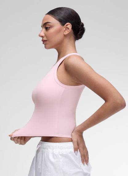 Softembrace Double Lined Sleeveless Tank