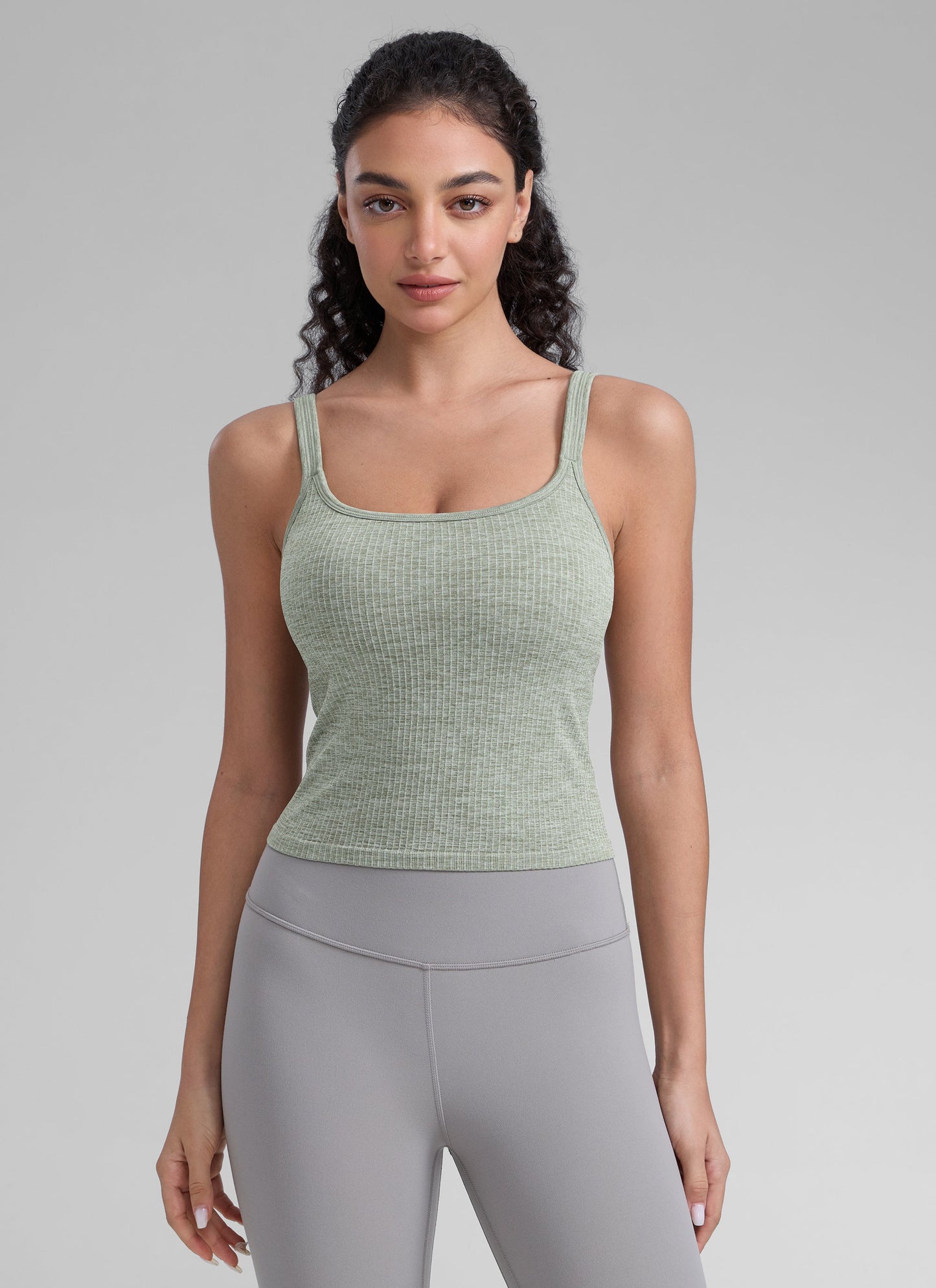 Seamless Open Back Yoga Sports Bra