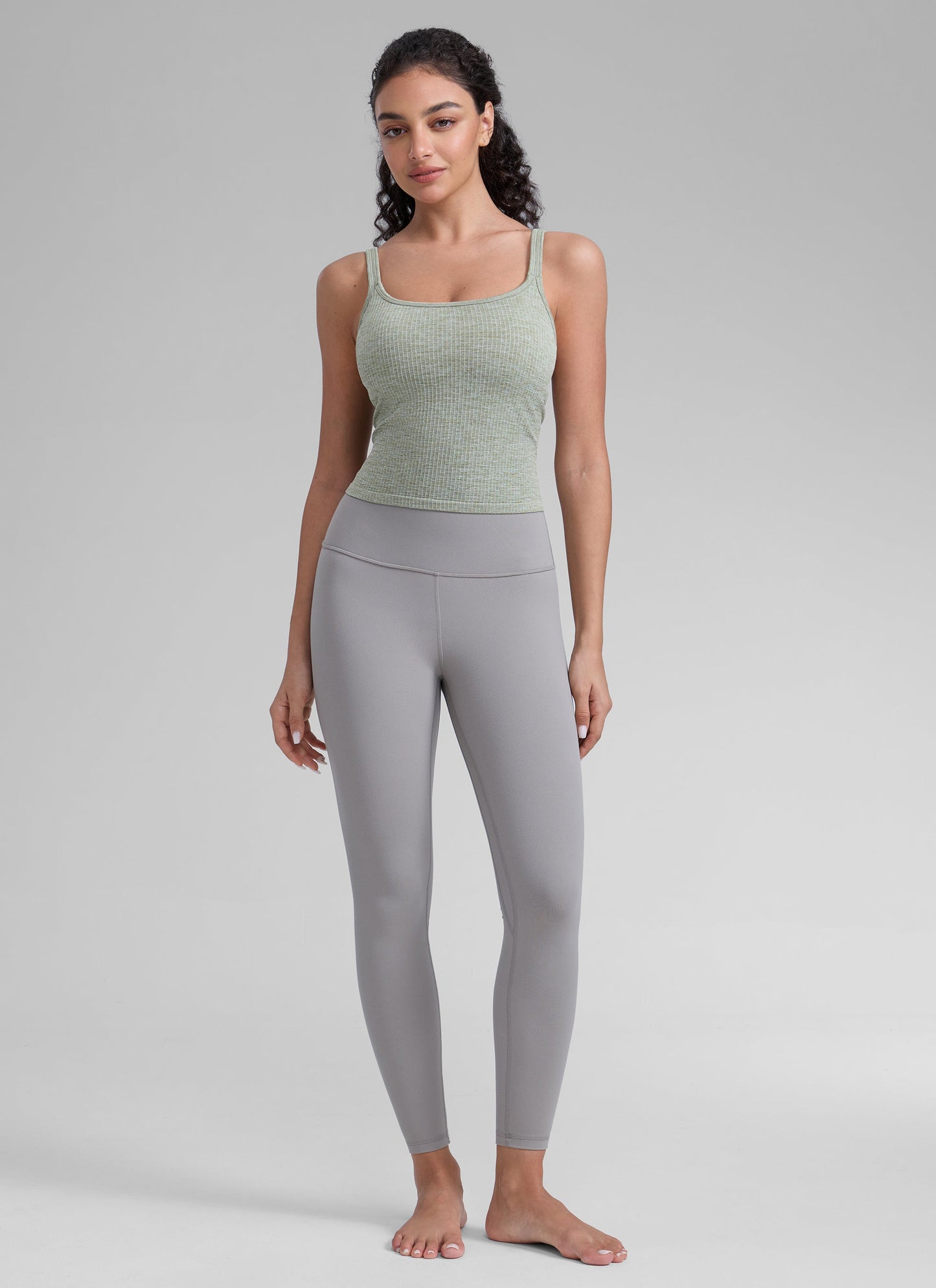 Seamless Open Back Yoga Sports Bra