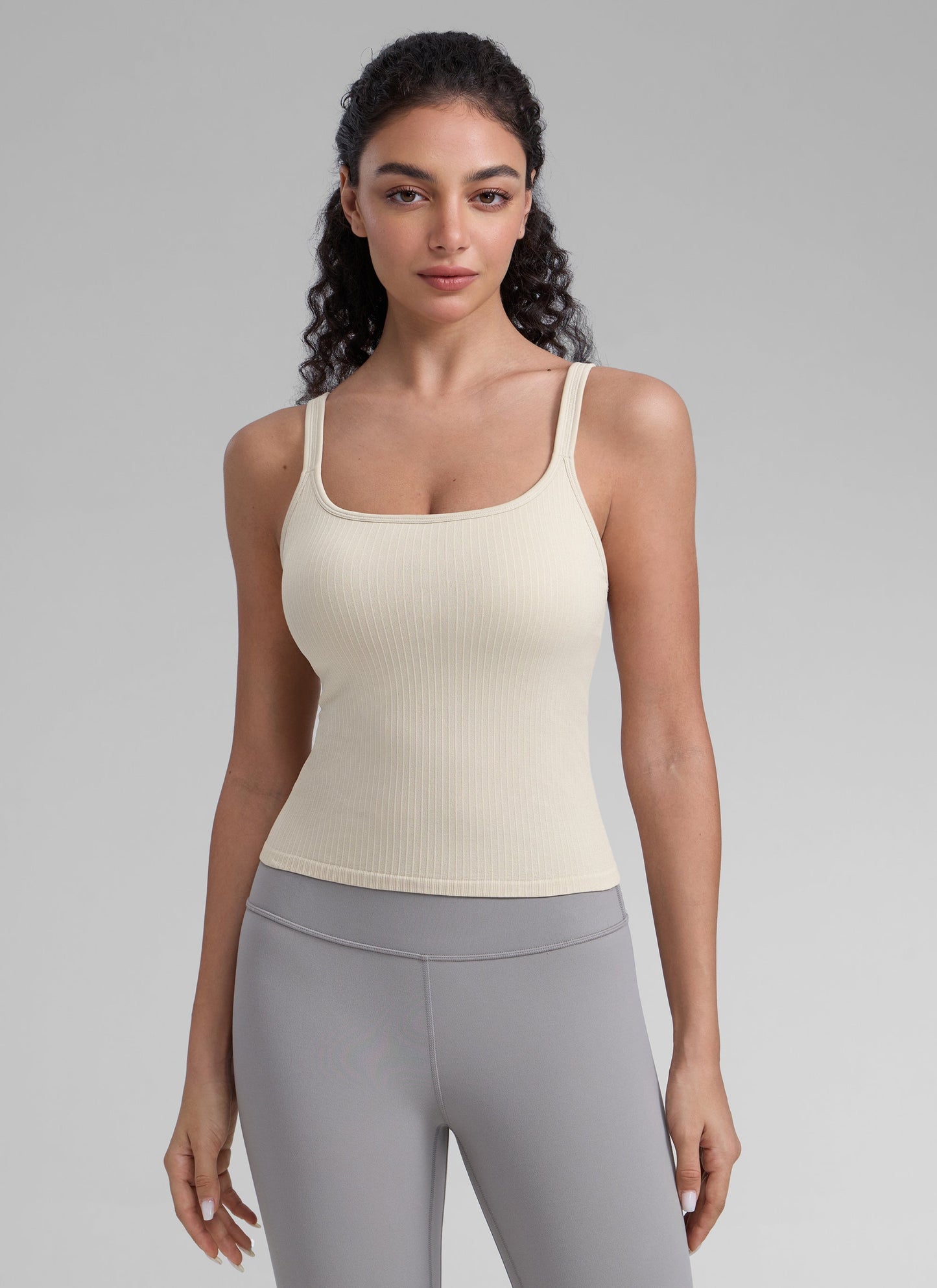 Seamless Open Back Yoga Sports Bra