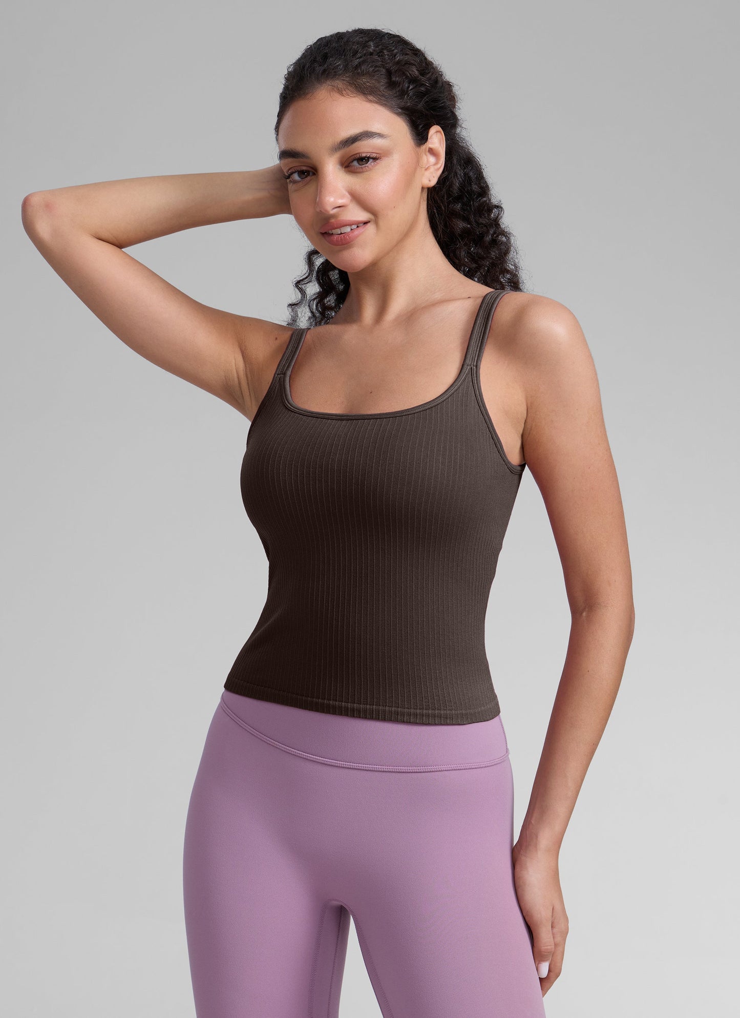 Seamless Open Back Yoga Sports Bra