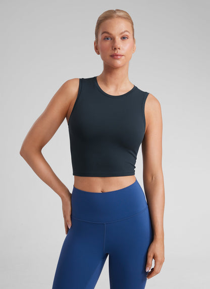 Butterluxe Soft Double Lined High Neck Tank