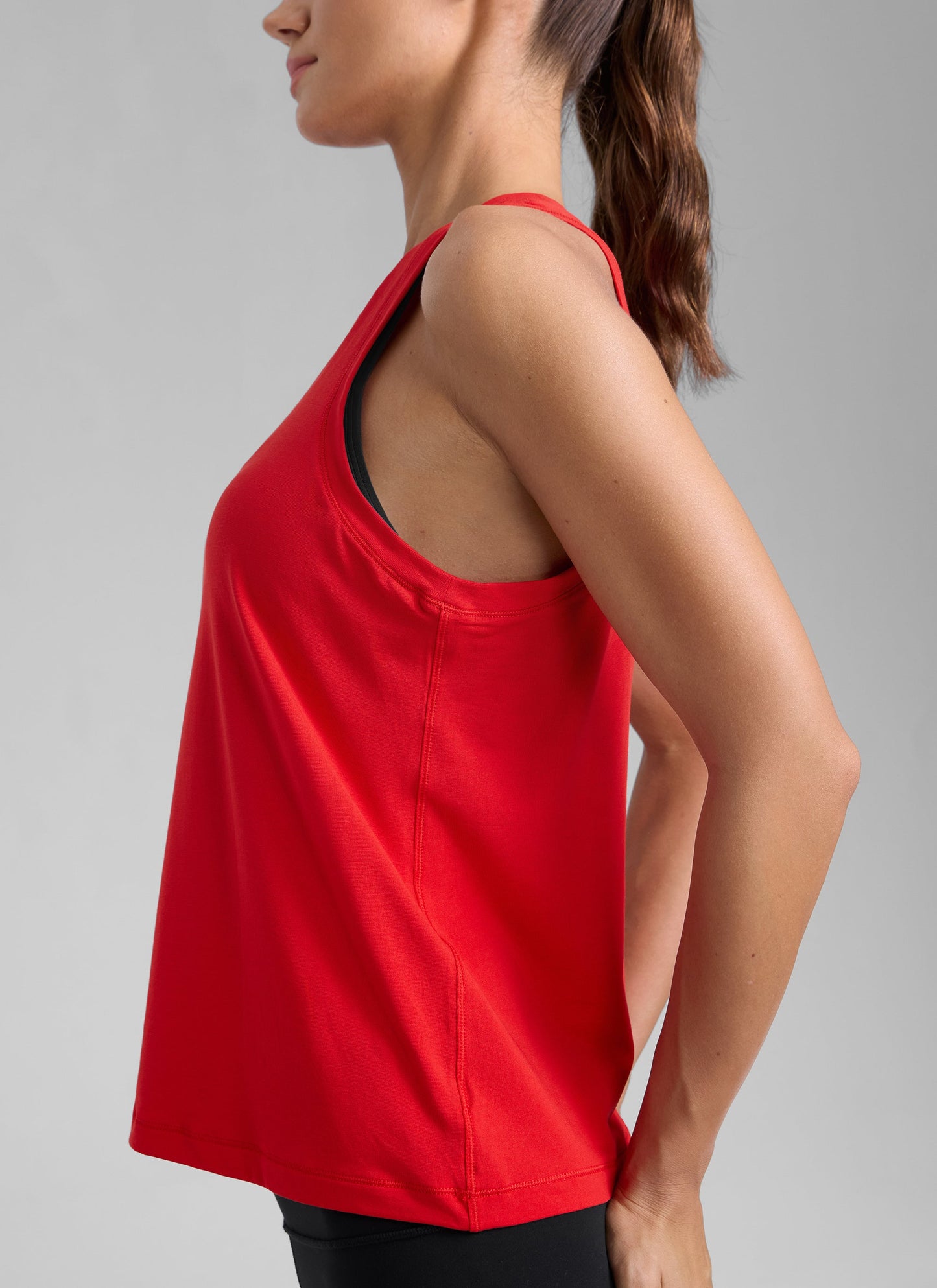 Poly Cotton-Blend Racerback Tank