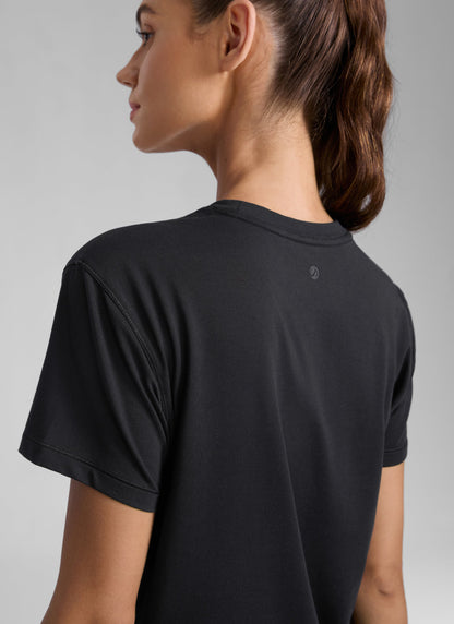 Poly Cotton-Blend Short Sleeves