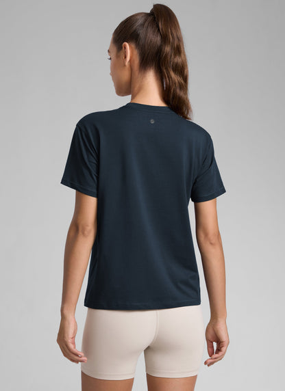 Poly Cotton-Blend Short Sleeves