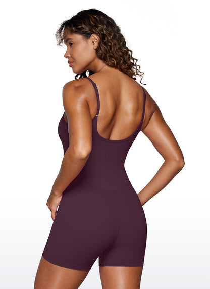 Butterluxe Thin Strap Short Bodysuit 4''