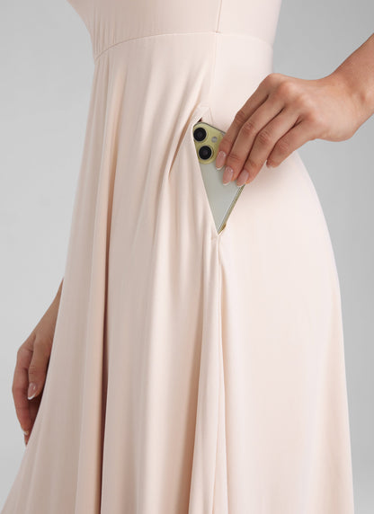 Cloudweight Double Lined Pocket Midi Dress