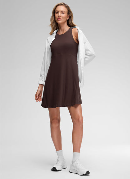 Cloudweight Double Lined Crewneck Dress