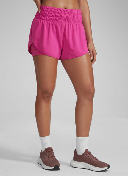 Feathery-Fit Soft  2 in 1 High Rise Short 3''