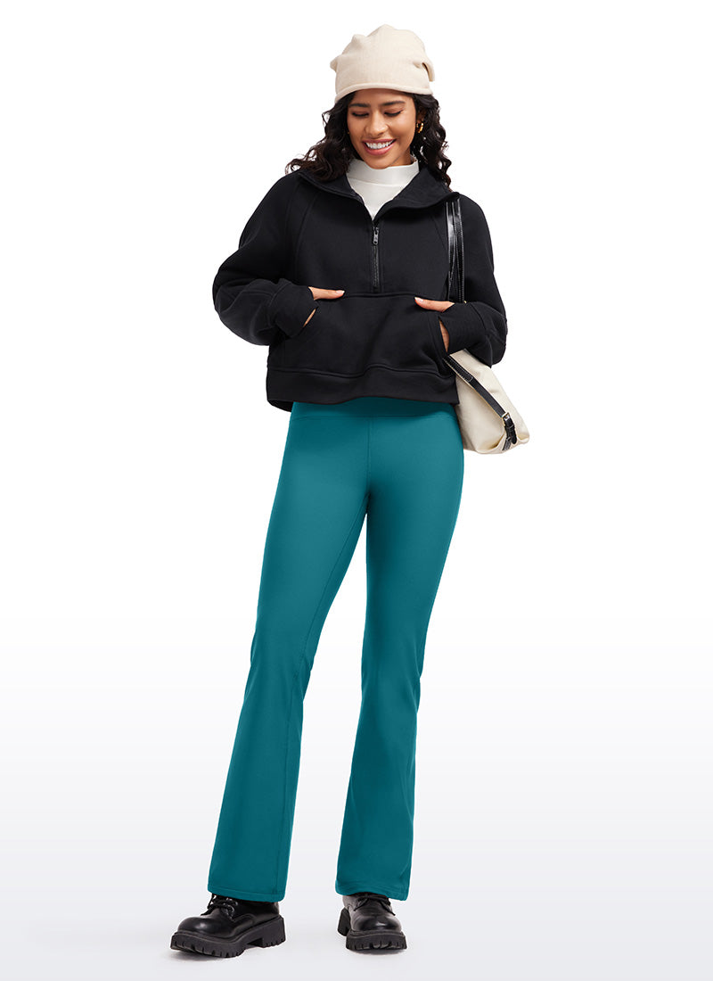 Fleece Lined Flare Legging 31"