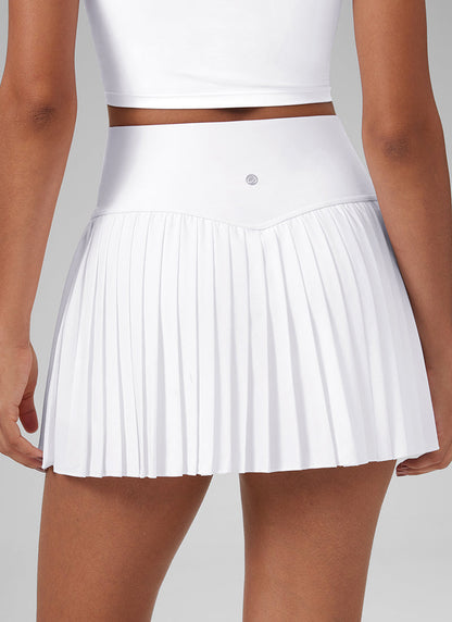 Feathery-Fit Soft Pleat High Rise Skirt 14''