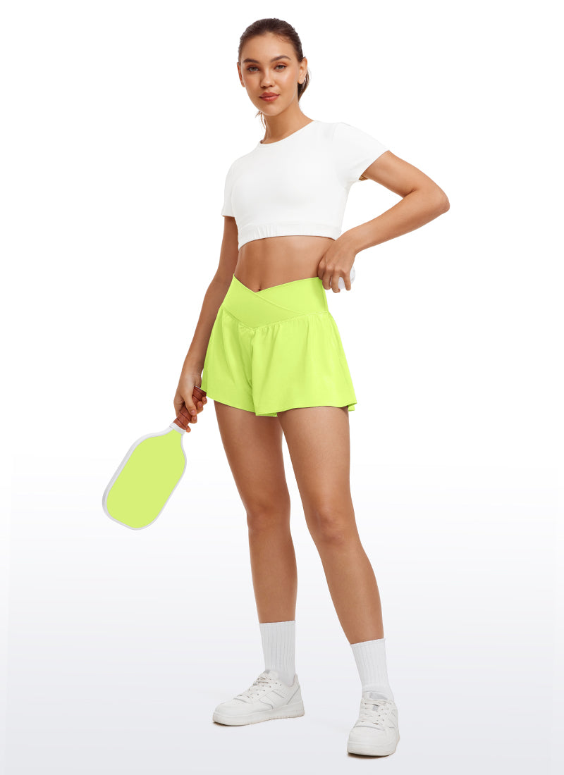 Feathery-Fit Soft 2 in 1 Flowy High Rise Short