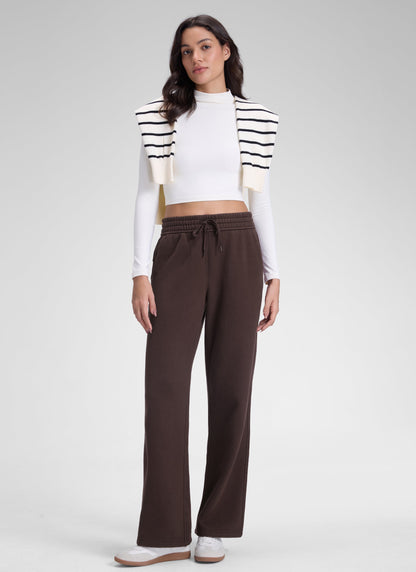 Fleece Lined Straight Leg Sweatpant 30''