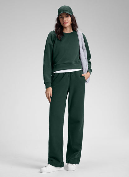 Fleece Lined Straight Leg Sweatpant 30''