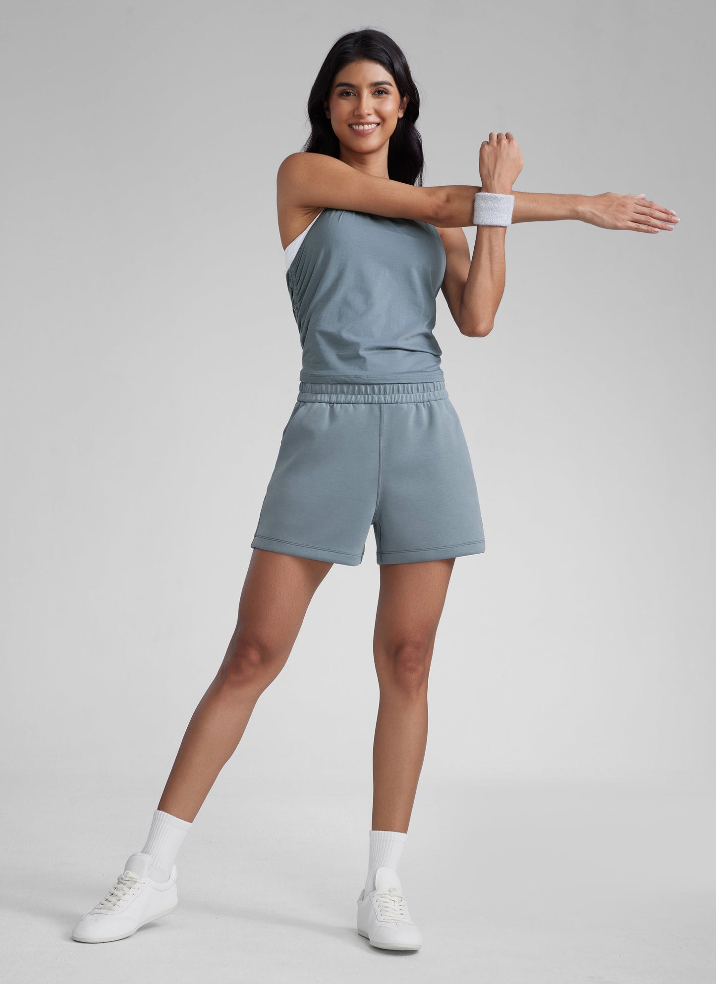 SoftAura Drawstring Pocket Sweat Short 4”